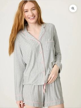 PJ Salvage Lazy Days PJ Set in Heather Grey